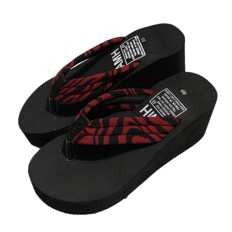 Dép kẹp xốp đế đúc quai hoa văn đế 5cm - 7cm - 9cm - 12cm