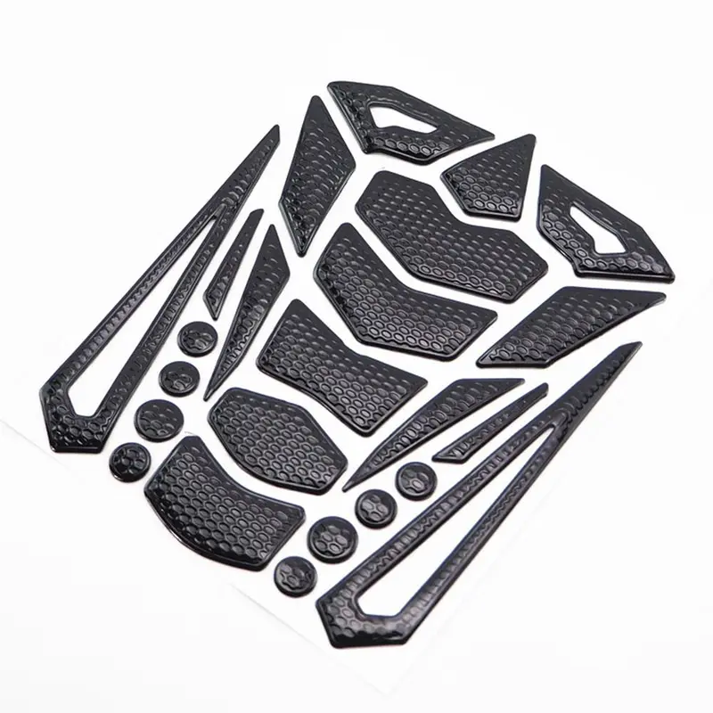 Motorcycle Tank Pad Sticker, Motorcycle Tank Protector Decal, Universal Motorcycle Decorative Sticker for Honda Suzuki Kawasaki Bicycle Travel 6