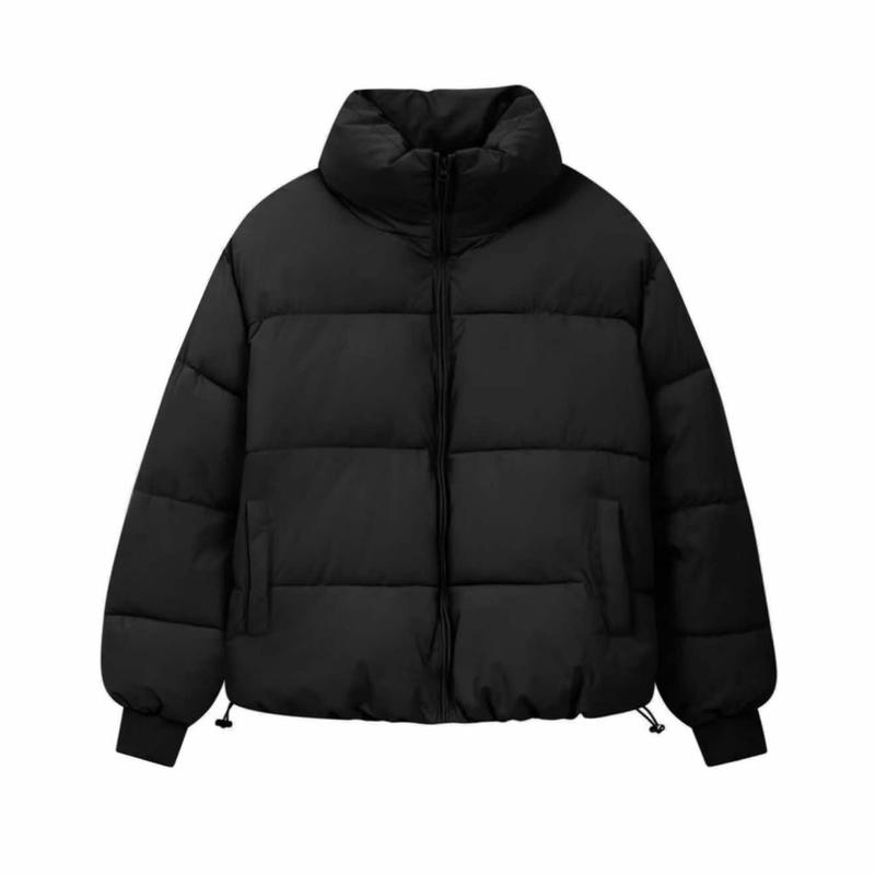 IxI Áo Khoác Phao Boxy Dài Tay Nam ATINO AKP 1.8554 Form Boxy Cổ Cao Menswear Jacket Tre áo phao  nam Navy áo  khoác