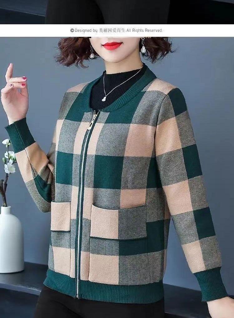 Product Introduction of Áo Khoác Ngắn Cho Nữ, Chống Nắng, Thích Hợp Cho Các Bà Mẹ Trung Niên, Áo Khoác Một Lớp Mùa Thu, Áo Cardigan Dáng Rộng Mới, Thích Hợp Cho Mùa Xuân Và Mùa Thu Của Phụ Nữ Trung Niên, Áo Khoác Bóng Chày 13