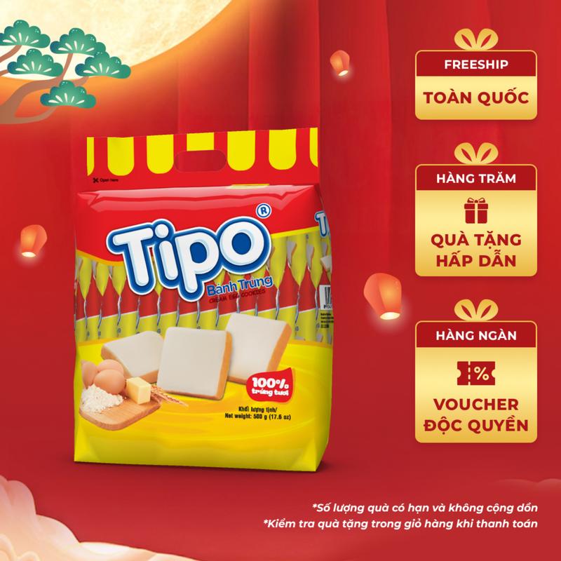 Bánh Tipo Trứng Nướng Vị Sữa 500g Hữu Nghị