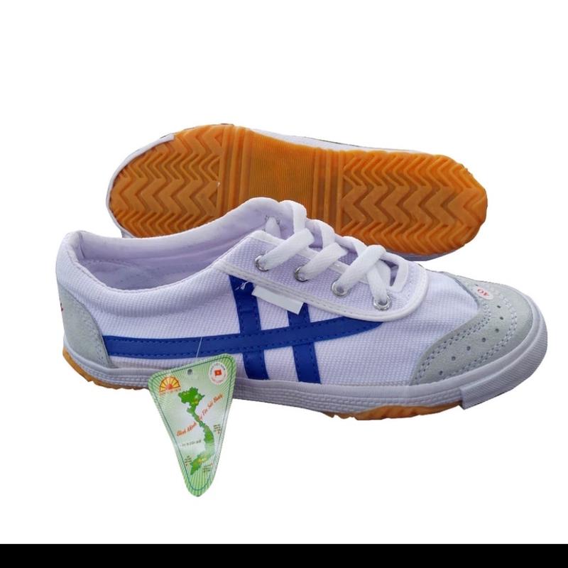 giày  BATA binh minh sọc xanh thượng đình , giày bata hiếu thứ 2 mang hàng chính hãng bình minh 2 sọc