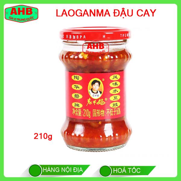 Gia Vị Ớt Chưng Dầu Laoganma Đậu Cay 210g