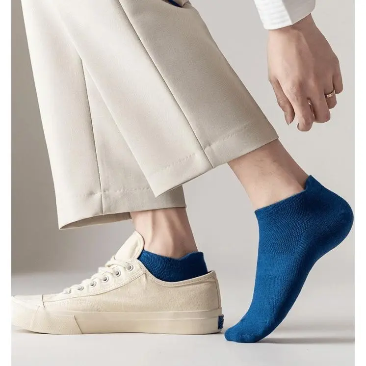 Kk109 Kaos Kaki Pendek Pria Colorful Big Size Men Socks 1