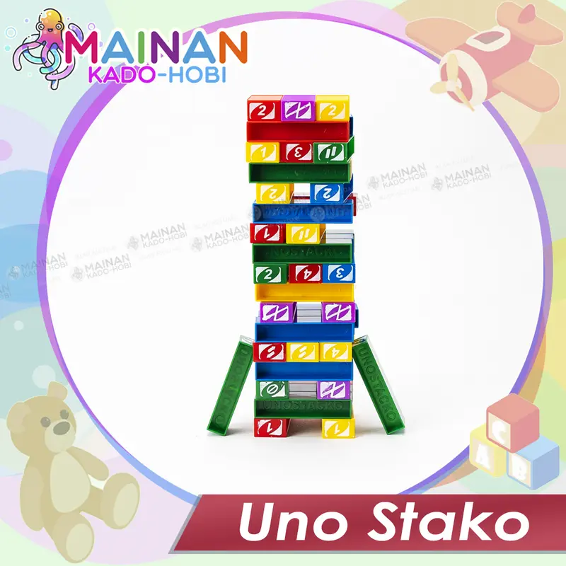 MAINAN ANAK BOARD GAME FAMILY MENARA BALOK UNO STAKO TOYS 3