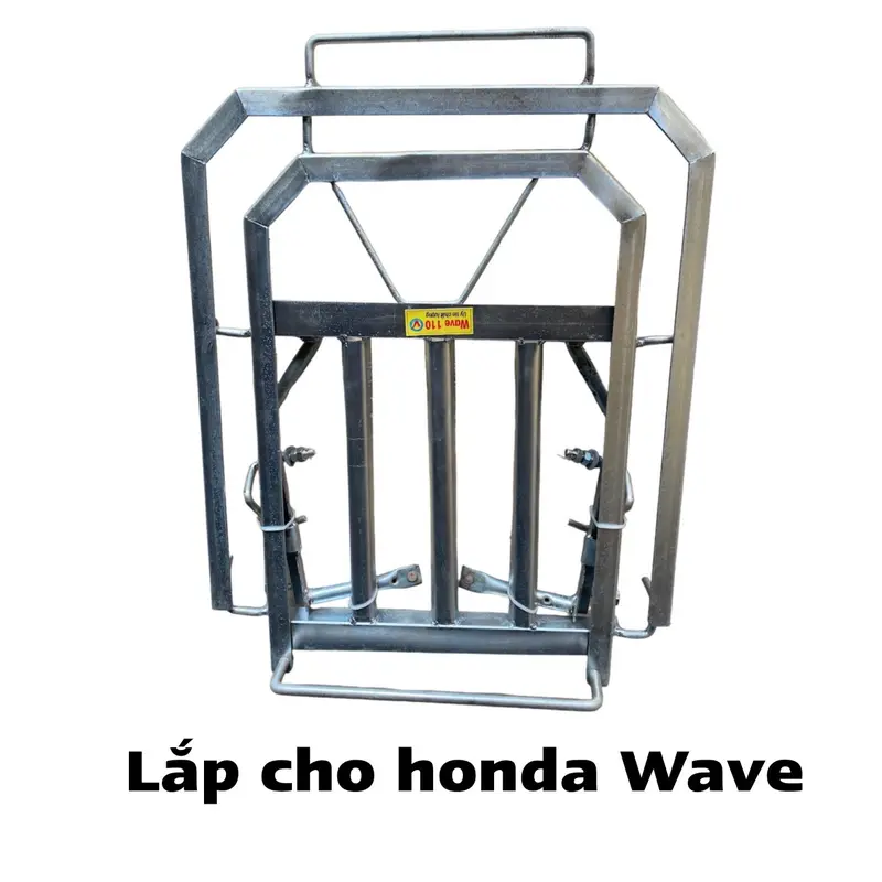 Giá xe máy liền mặt - Baga chở hàng dành cho xe WAVE và DREAM Phụ Kiện Phụ Tùng 5