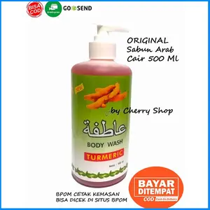 BPOM] [DEALER] 500ML SABUN ARAB TURMERIC CAIR BODY WASH 500 ML ATEEFAH Soap