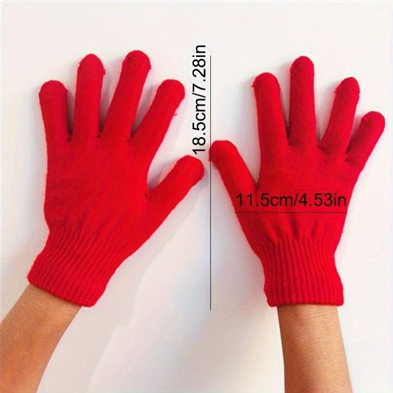 1 Pair of Thermal Gloves - Breathable, Sweat-Absorbent, Outdoor Sports Thermal Gear, Comfortable, Universal Adult Knitted Gloves 1