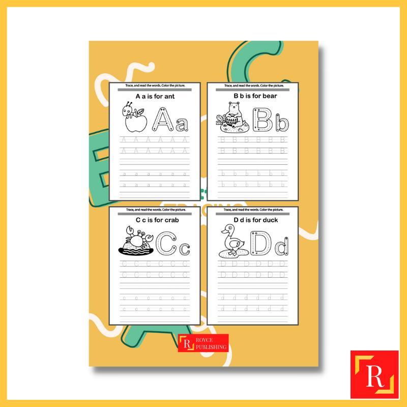 Product Introduction of Casual Letter Tracing Colouring Book For Kids, Preschoolers And Toddlers 5  (A4 | 26 Images | 100gsm)|ROYCE PUBLISHING 5
