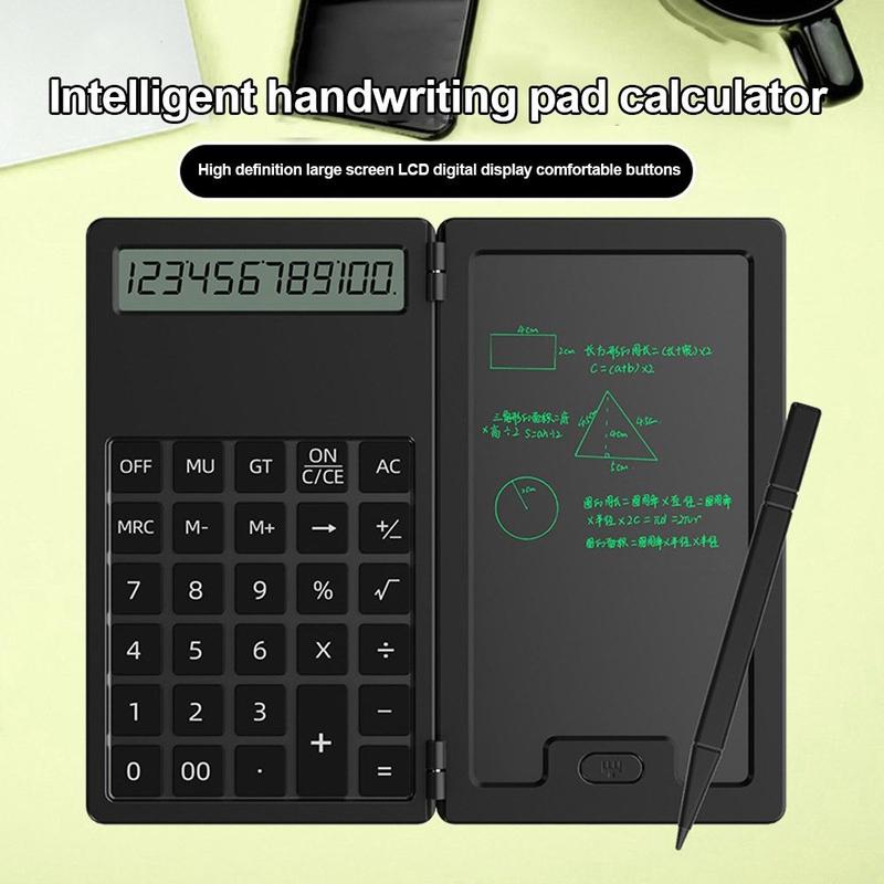 Portable 12-Digit Scientific Calculators With Stylus LCD Notepad Math ...