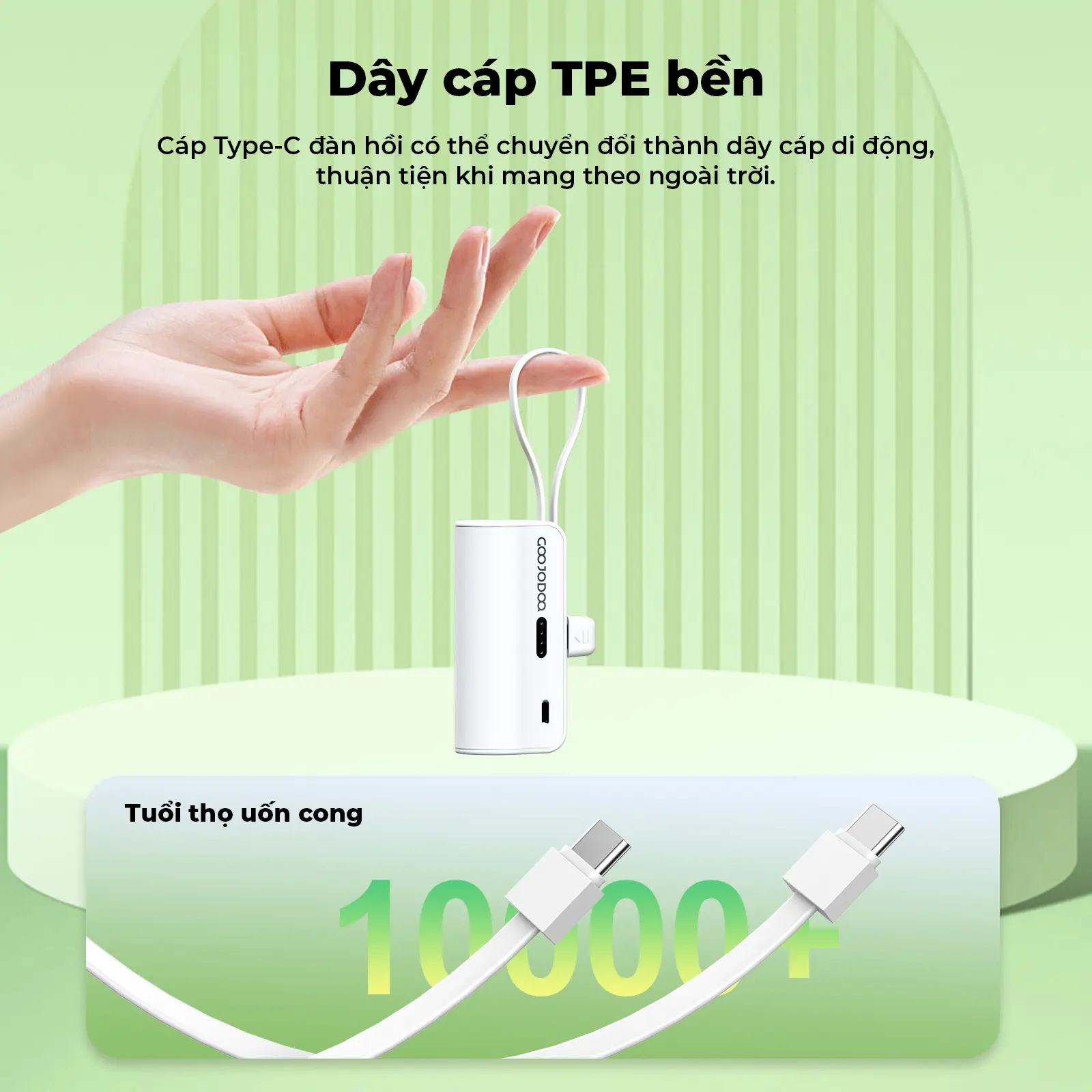 [GOOJODOQ* Quà tặng* Sạc Dự Phòng Mini Ngẫu nhiên GOOJODOQ 4000MAh. Pin Hiệu Suất Cao, Cầm Tay Và Kích Thước Bỏ Túi Dự Phòng | BigBuy360 - bigbuy360.vn