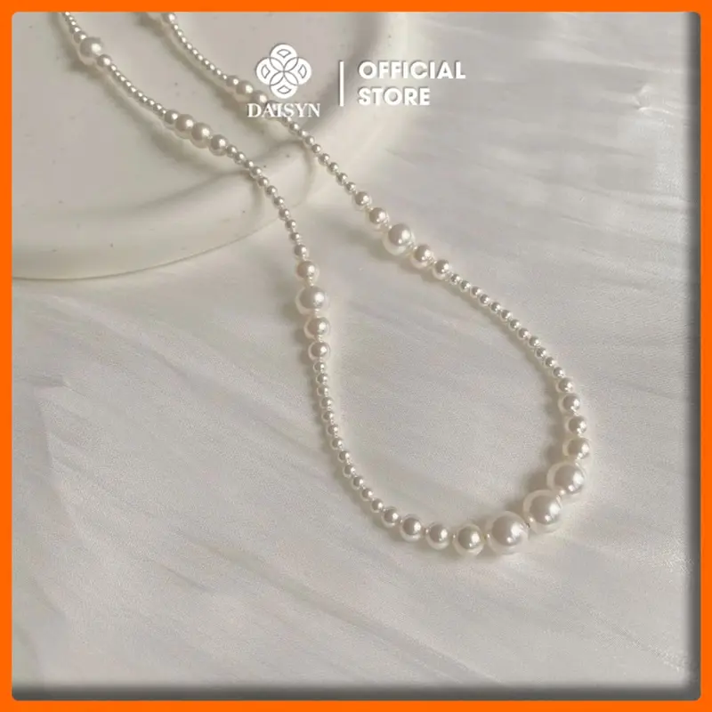 [ DAISYN ] N903 Vòng tay ngọċ trai nhân tạo xᶖnh xắn cho nữ phong cách vintage 4