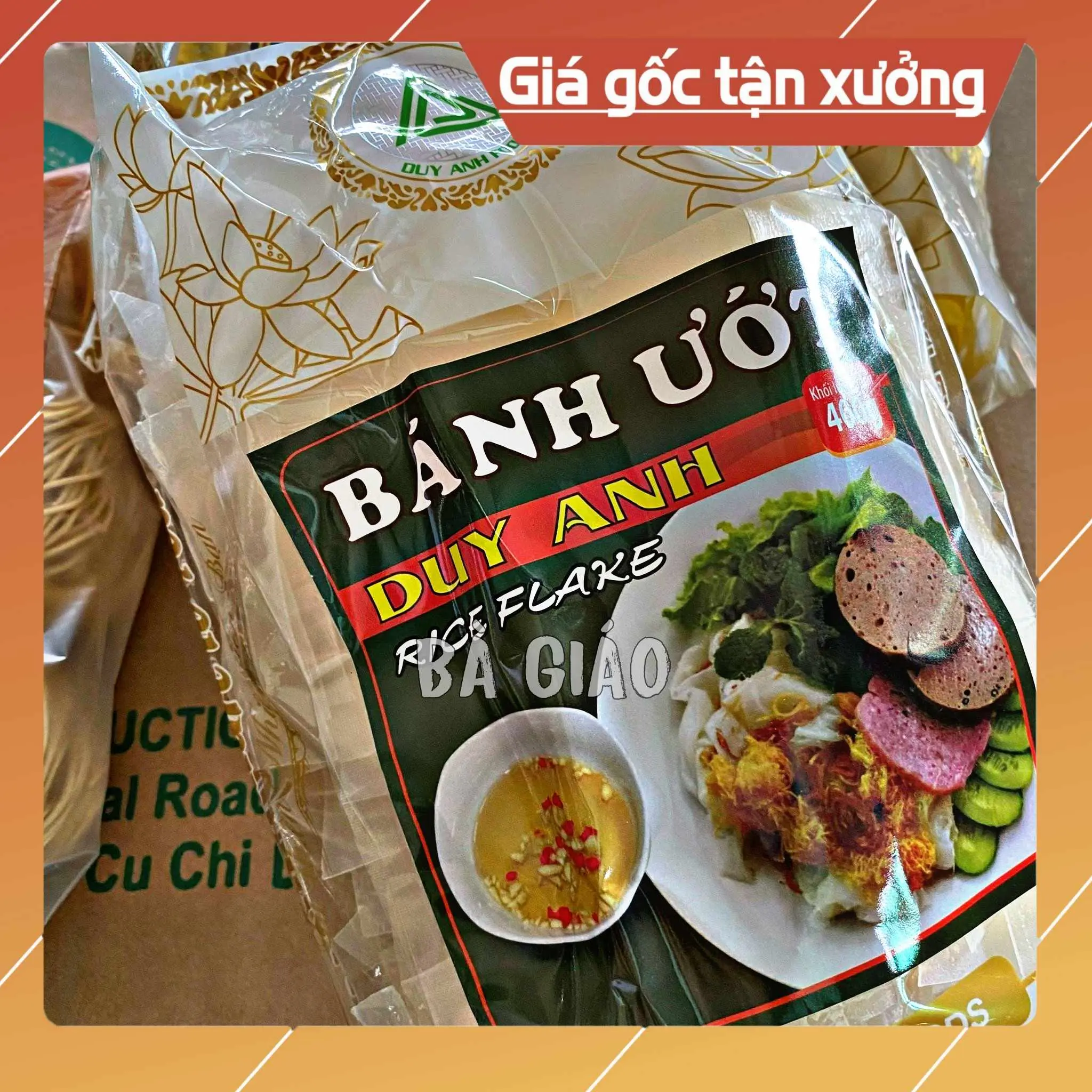[Xuất khẩu] Bánh Ướt khô Duy Anh - 1 túi 400gram Cake Food