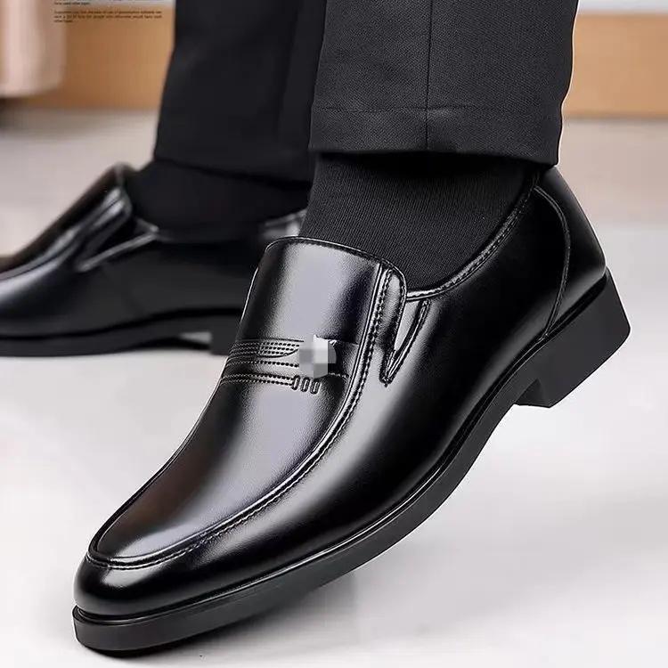 Giày Da, Giày Đi Làm Công Sở Nam, Giày Dad Shoes Trung Người Già Và Cao Tuổi, Giày Nam, Trang Phục Trang Trọng Quý Ông, Xử Lý Xả Hàng Đặc Biệt, Hàng Mới Về 2024 3