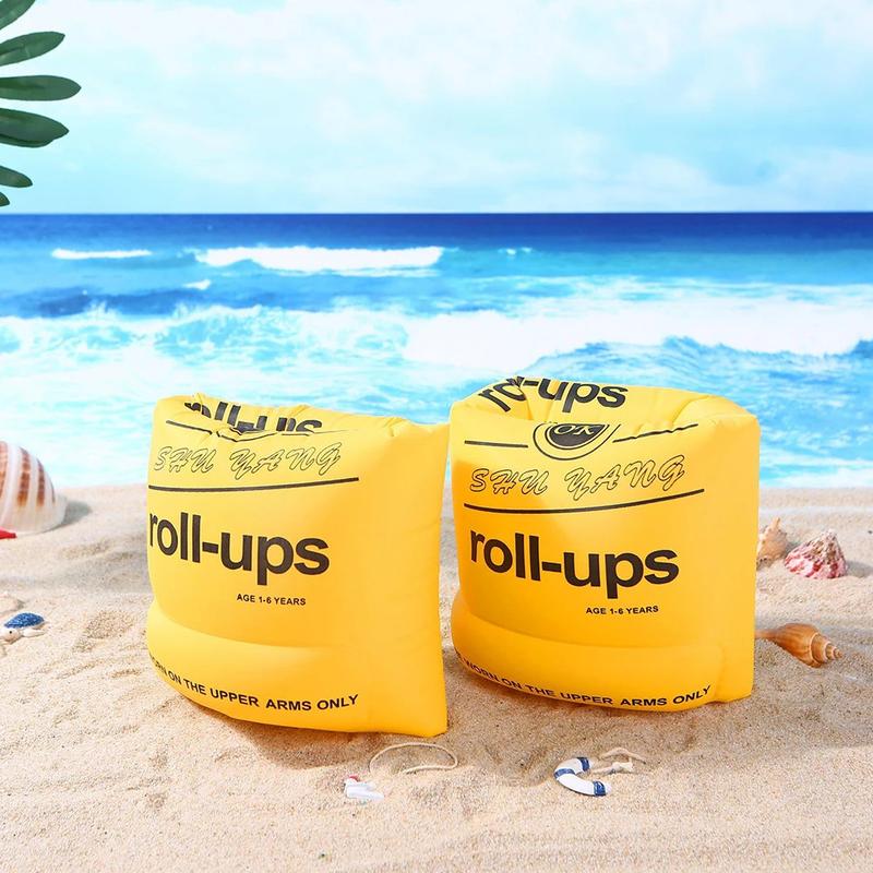 Product Introduction of 2PCS Adult Kids Swimming Inflatable Arm Rings Portable Floating Circle Sleeves Pool Buoy Armbands Swimming Pool Equipment 27