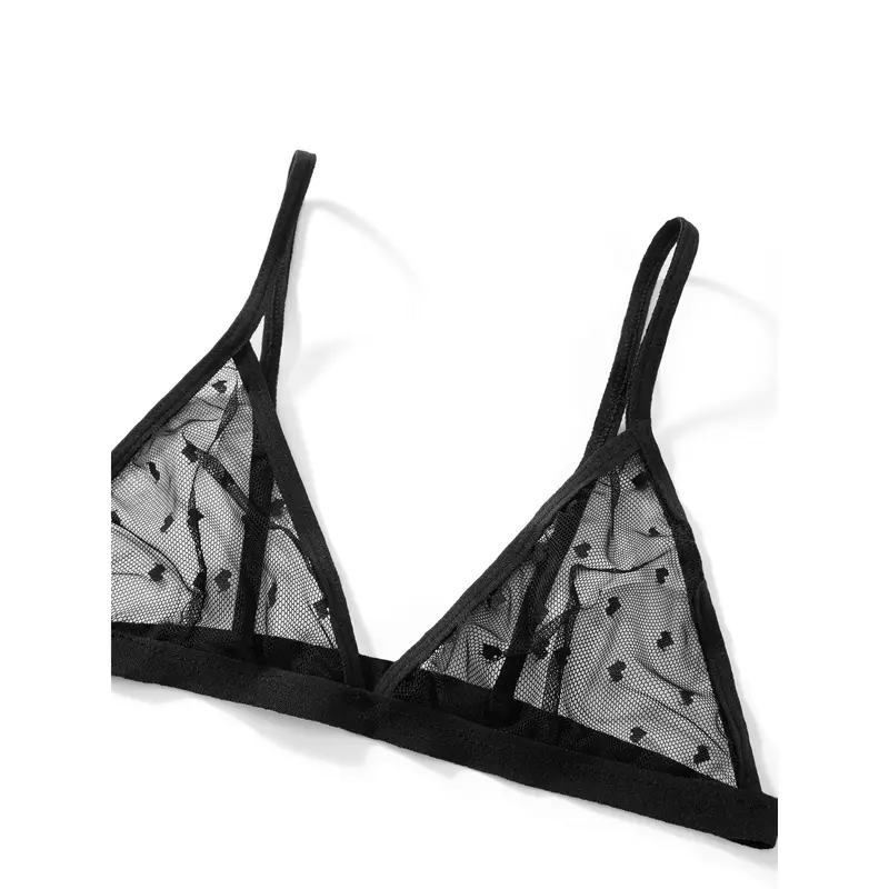 Đồ Lót Gợi Cảm Cho Nữ, Áo Ngực Babydoll G-string, Cúp Mở, Trang Phục Cổ Yếm 6