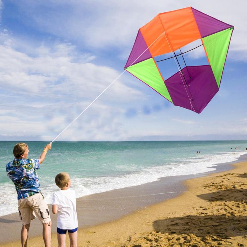 Zvodfcf- Beginner-friendly Kite Flexible Frame Kite Colorful - TikTok ...