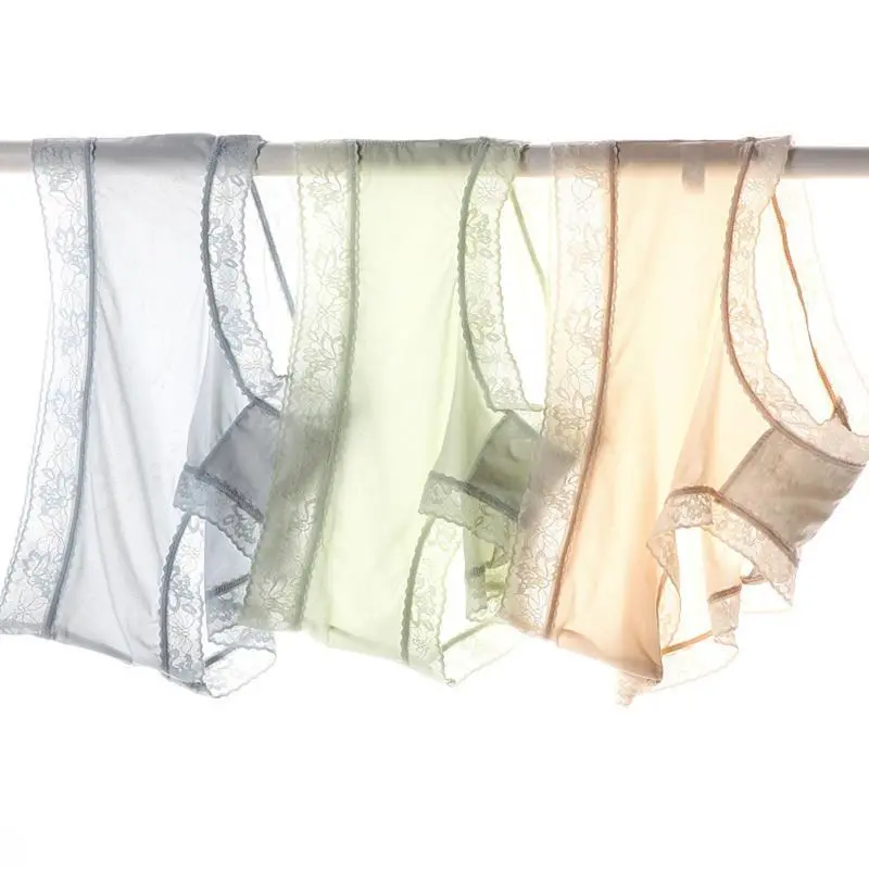 Set 5 Quần Lót Su Tàng Hình Akiko, Cạp Phối Ren Hoa Hồng, Chất Mát, Màu Pastel Nhẹ Nhàng 5