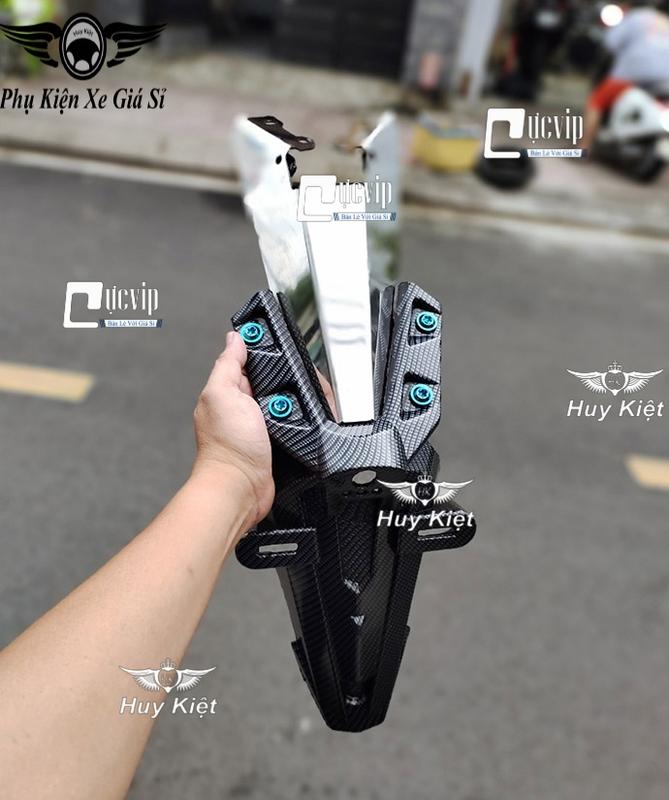 Bộ Dè Sau Carbon Exciter 150 (2015-2020) + Đuôi Đèn + 4 Ốc (Titan GR5, Salaya Inox 304) MS5704