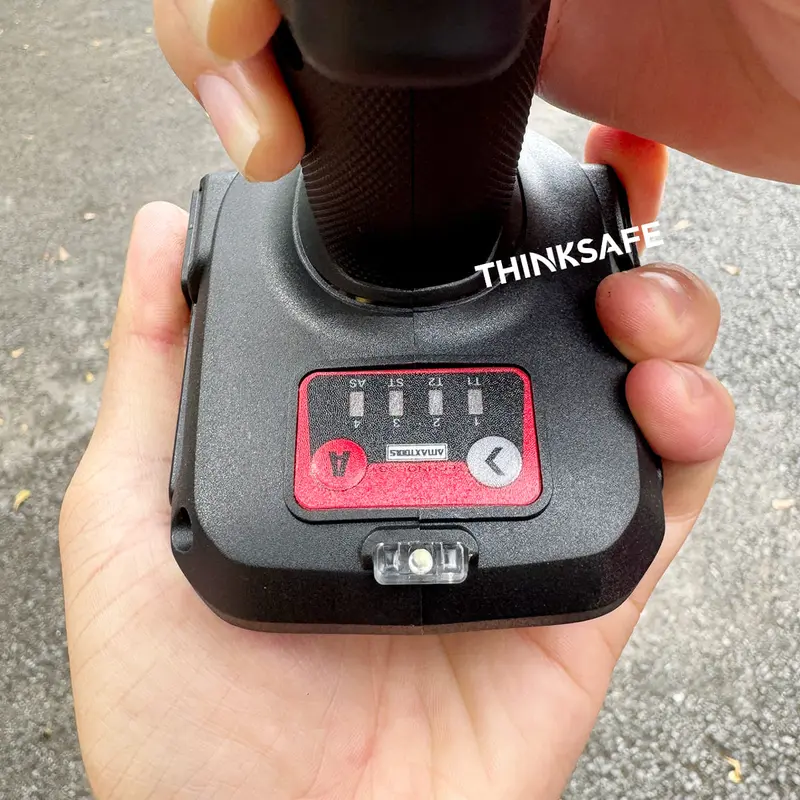 Máy bắn vít pin 21V Amaxtools AV28014SM đầu 1/4 inch, momen xoắn 280Nm Máy siết vít, vặn vít không chổi than - Thinksafe 5
