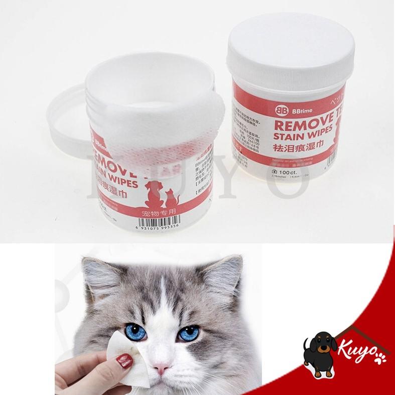 Pet Remove Tear Stain Wipes -Tissue Kapas Pembersih Mata Anjing Kucing 2