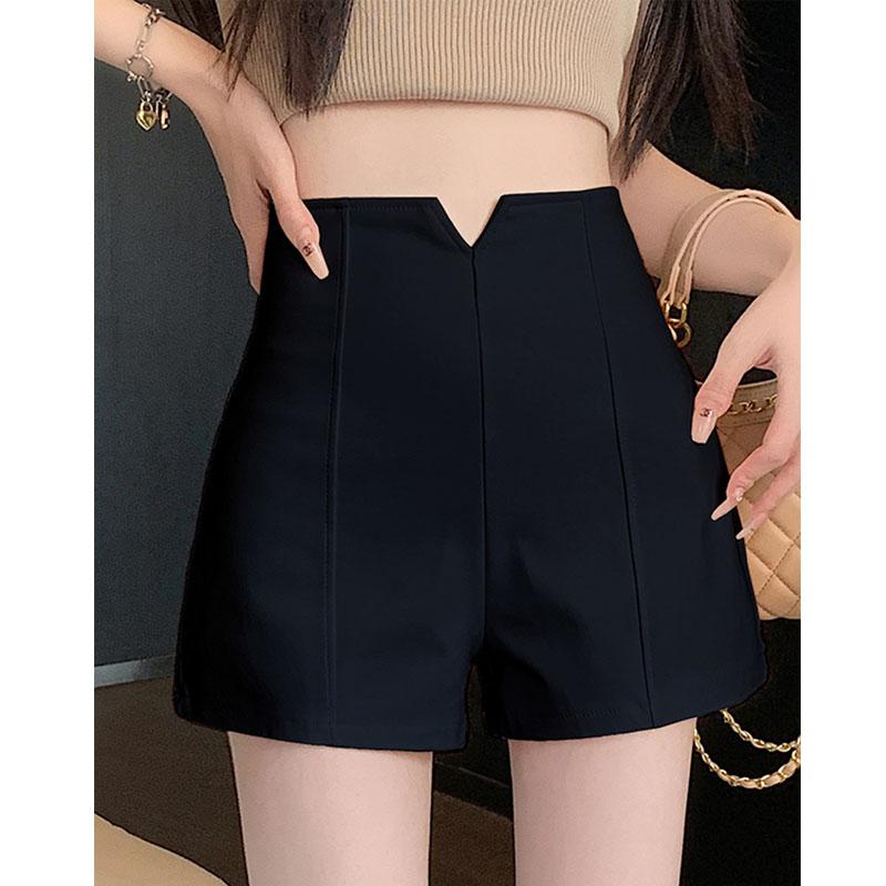 Quần Soóc Nữ Màu Trắng, Phong Cách Mới, Cạp Cao, Quần Thường Ngày A _ line, Thích Hợp Cho Mùa Hè 2024 3