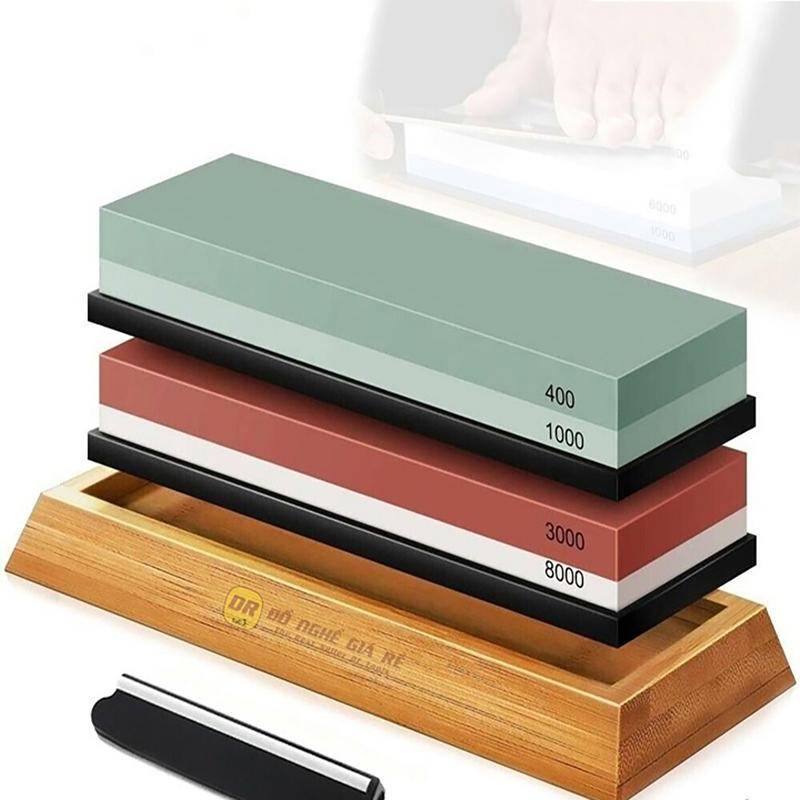 Đá Mài Dao Bản 2 Mặt Siêu Sắc Độ Mịn 1000 Đến 8000 Dụng Cụ Mài Dao Kéo Chuyên Nghiệp,siêu bén nhật bản