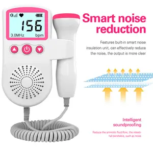 Portable Fetal Heart Rate Detector – Real-Time Baby Heartbeat Monitoring, 3.0MHz No Radiation & Easy to Use for Pregnant Women