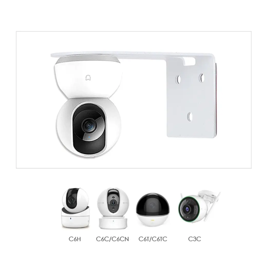 L Shape Punch-free Holder Nail-free CCTV Video Surveillance Camera Mounting Bracket Upside-down Wall-Mounted Bracket