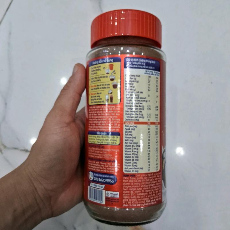 Bột Ovaltine hủ thủy tinh 400g