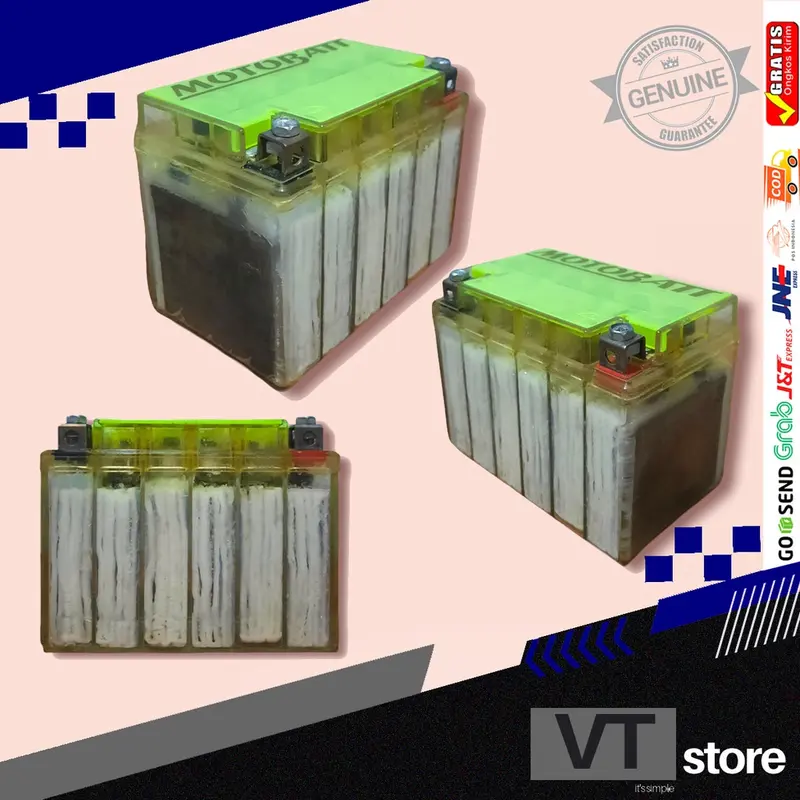 Aki Motor Kering Motobatt Gel MTZ6S YTZ7S Yamaha Nmax New/Aerox 155/Lexi/Freego S/Gear 125 S Fazzio 8