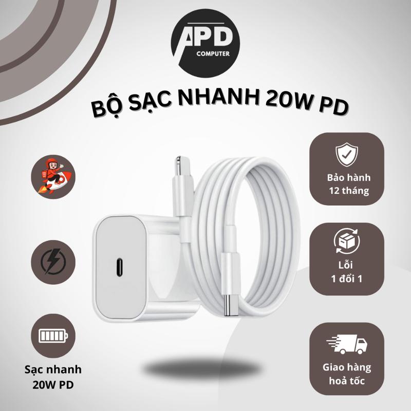 Sạc nhanh PD 20W Không Nóng Máy ,An Toàn Ổn Định bảo hành 12 tháng 0
