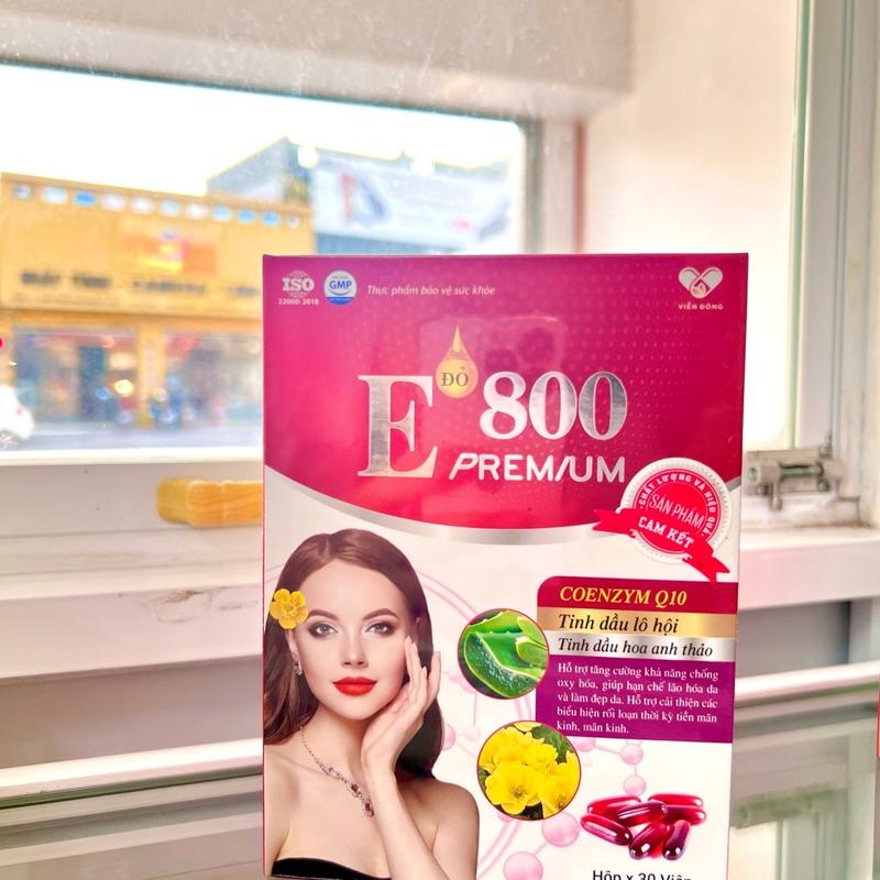 E ĐỎ  800 PREMUM hỗ trợ lão hoá da, làm đẹp da 2