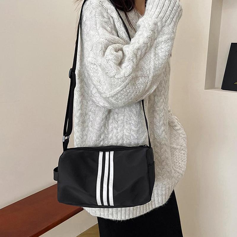 Product Introduction of Túi Xách Túi Đeo Chéo, Thời Trang Vải Oxford Mới, Dành Cho Phụ Nữ Và Unisex, Thiết Kế Tương Phản, Đơn Giản, Q8U1 17