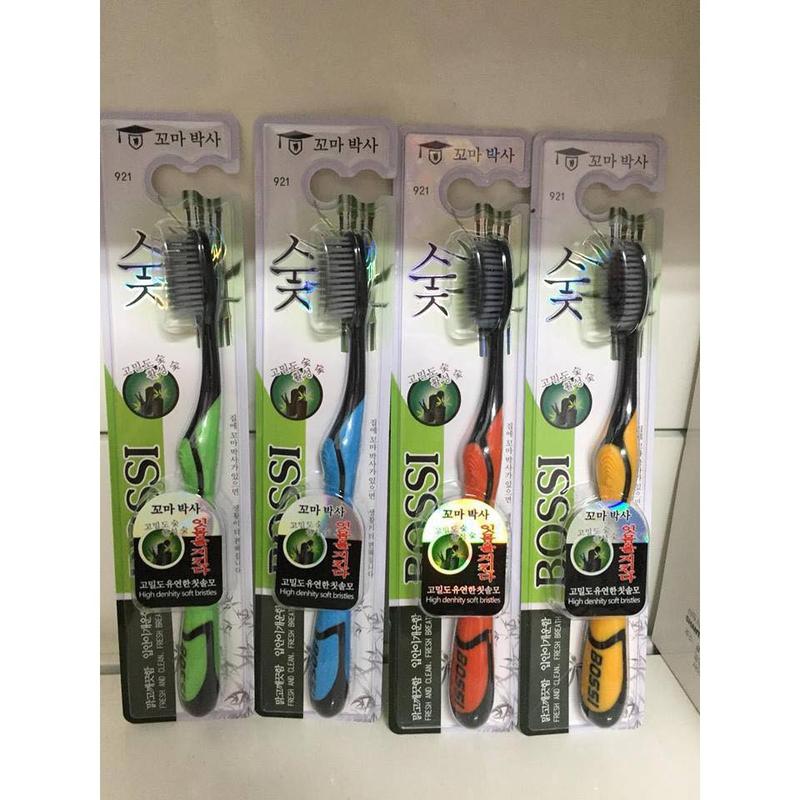  Bàn Chải Đánh Răng Bossi Than Tre Hoạt Tính Hàn Quốc 