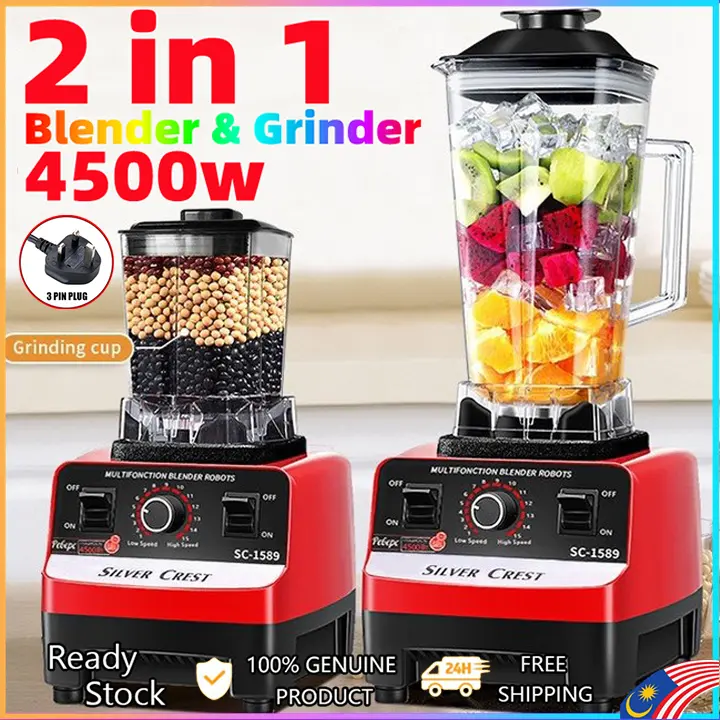 2L Heavy Duty Blender Pengisar Mixer Juicer High Power Food Processor Ice Smoothie Bar Fruit Soya Maker