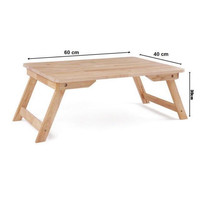 Product Introduction of Bàn Trà Tiện Dụng - Bàn Gỗ Thông Gấp Gọn Kích Thước 40x60 cm bàn học  gấp gọn 5