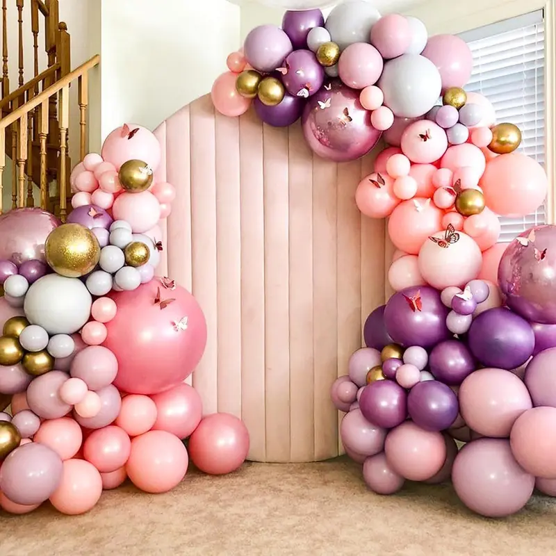Balloon Arch Kit, Balloon Arch Kit with Base, Balloon Garland Arch Kit, Party Decoration Supplies for Wedding Birthday Baby Shower Graduation Ceremony 6