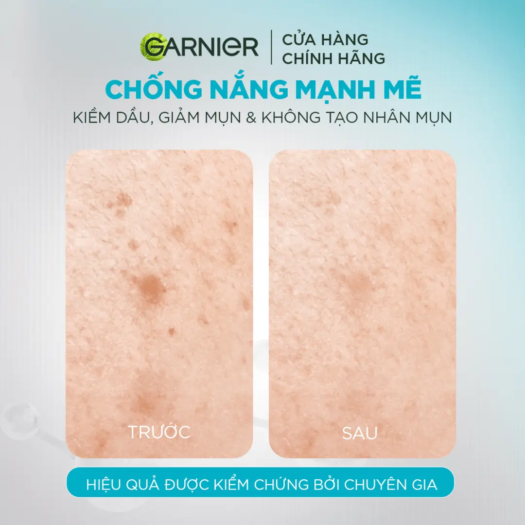 [MỚI] [MUA 1 TẶNG 1]  Kem Chống Nắng Garnier Phổ Rộng 12H Kiềm Dầu & Hỗ Trợ Giảm Mụn Spf 50+PA++++ 30ML | BigBuy360 - bigbuy360.vn