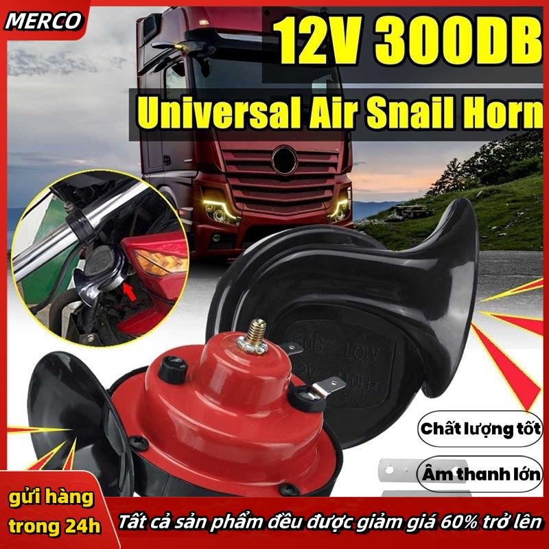 Còi Xe Máy Còi Ô Tô Kiểu Dáng Ốc Sên 12V Phụ Kiện nhại basuri còi xe tải gắn hơi