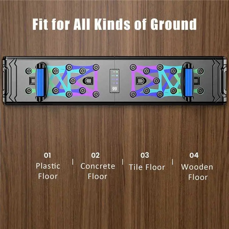 Alat Push-up Training Board Counter Display - A602 Otot Outdoor 8