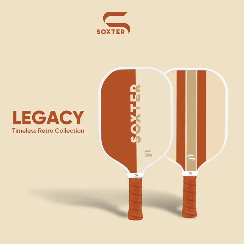Vợt Pickleball Soxter Timeless Retro Collection - Classic | Rewind | Legacy - Thiết Kế Thời Trang - Tặng Kèm 01 Túi Bảo Vệ Mặt Vợt 1