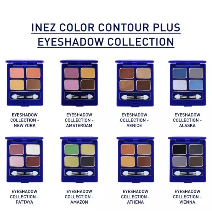 Gambar Inez contour plus eye shadow collection - 01 new york dari Linda Kosmetik_NEW Kota Palembang Tokopedia