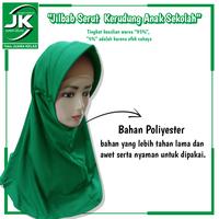 Gambar [JK] Jilbab Bergo Serut Polos Hijau - Kerudung Bergo Hijau Seragam Sekolah Mi dari Toko Juara Kelas Kota Tangerang 3 Tokopedia