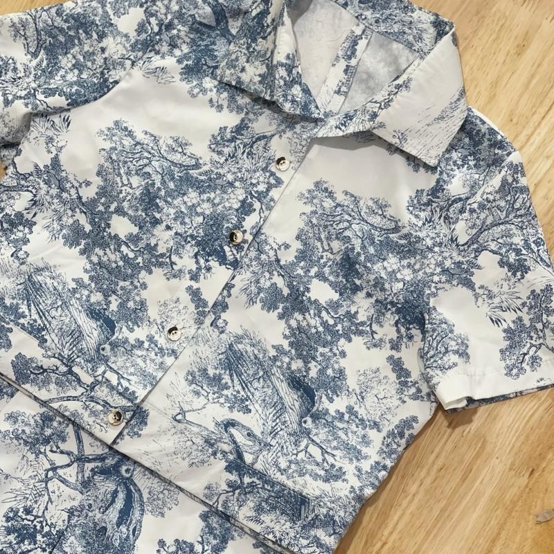 Sét Áo Cổ Đức Ngắn Tay Kèm Chân Váy Xếp Ly Phom Sang Xịn Dễ Mặc 2