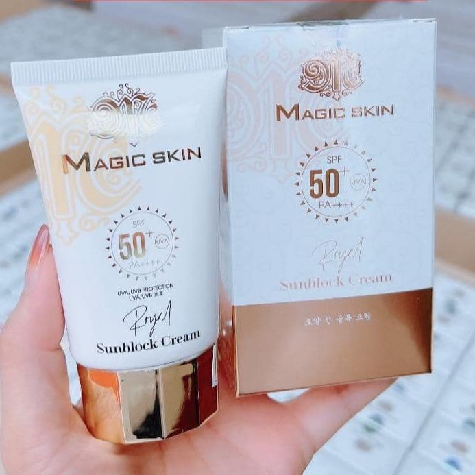 Kem chống nắng thảo dược(size50ml) magic skin