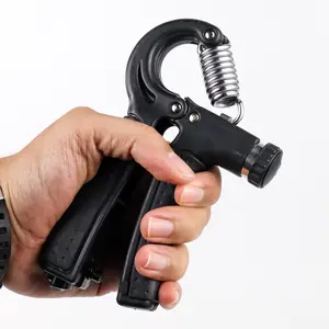 [SPORT STUFF] - Spring Hand Grip Finger Power Strength Expander 5-60 kg with Counter - AT560 - Black