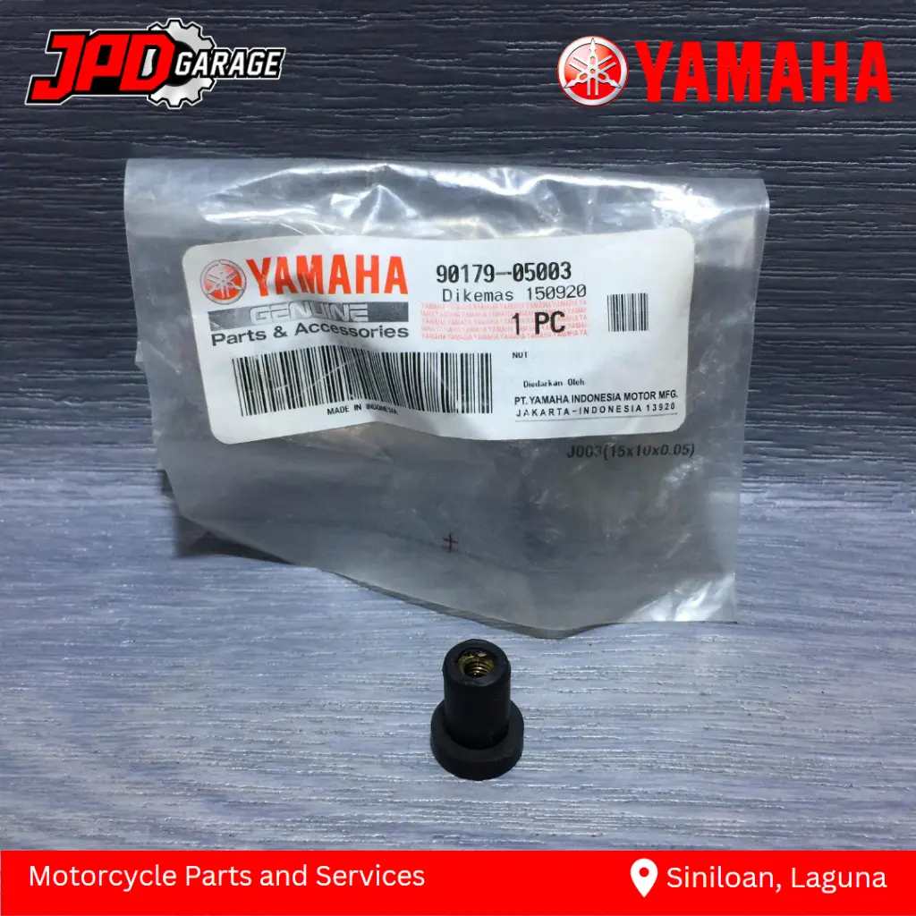 JPD Garage GENUINE Yamaha 90179-05003 NUT/WINDSHIELD/VISOR RUBBER NUT - AEROX/ NMAX
