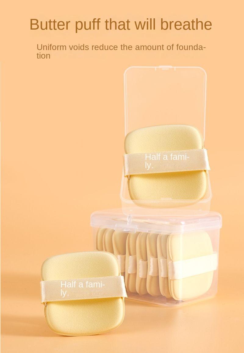 Product Introduction of Butter Cushion Puff Dry and Wet Dual-use Non-powder Absorbing Sponge Powder Makeup Foundation Ultra-soft Marshmallow Beauty Blender -B931 0