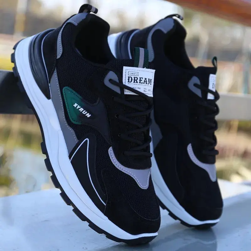Kasut Lelaki, Ketibaan Baru pada 2025, Kasut Kasual Musim Panas, Sneaker Jaring Flyknit Serbaguna, Bernafas, Kasut Lari, untuk Lelaki sepatwo  street